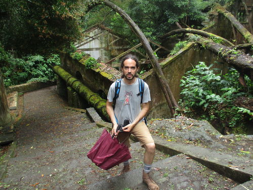 Me hiking in the Azores